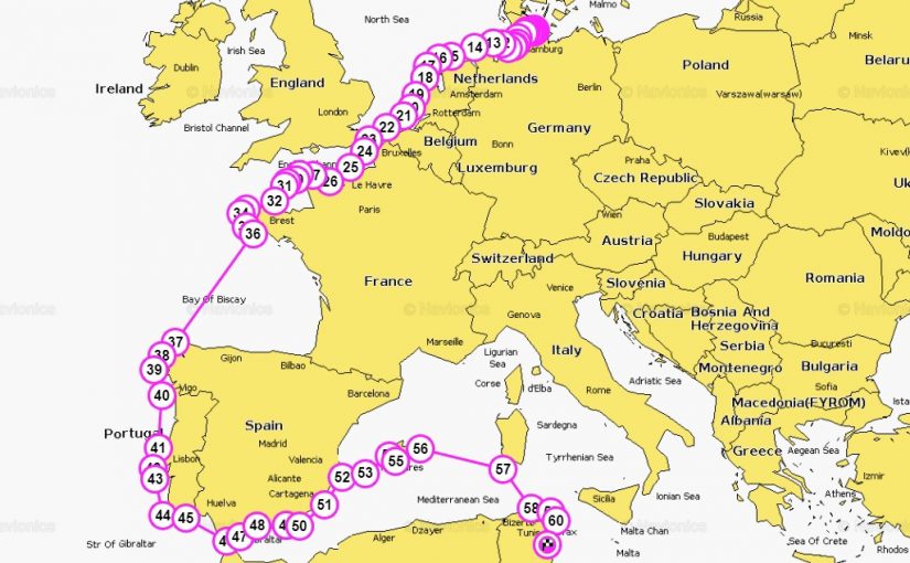 Большая флотилия из Балтийского моря в Средиземное!