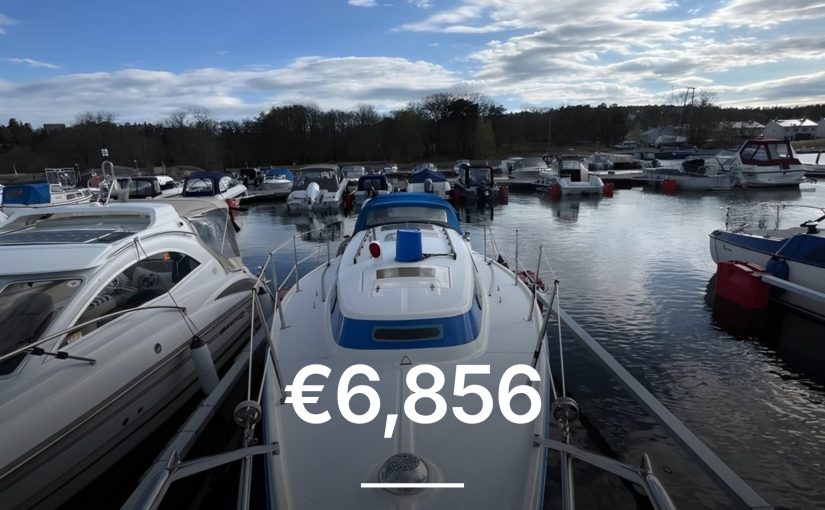 Wingа 29 — классическую шведскую яхту за 6856 евро.