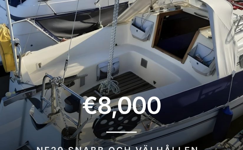 NF29 – ухоженная, быстроходная и надёжная парусная яхта! Цена: 8 000 евро.